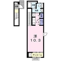 神沢駅 徒歩20分 2階の物件間取画像